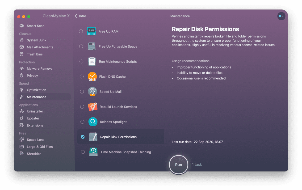 Disk Permission Error Mac